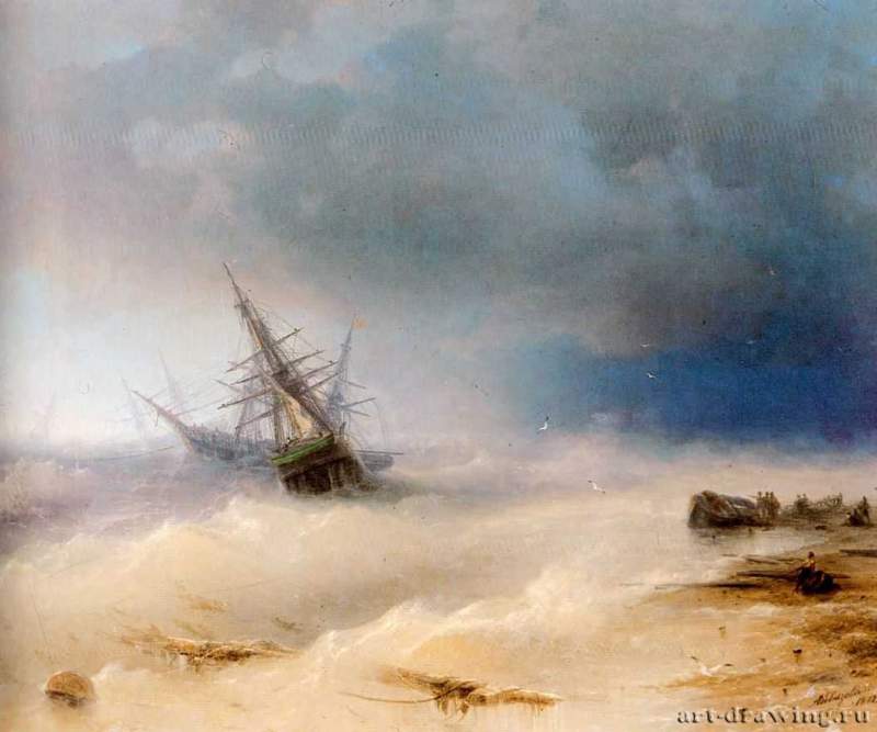 Буря. 1872 - Storm. 1872
110 х 132 смХолст, маслоРомантизм, реализмРоссияКиев. Киевский государственный музей русского искусства